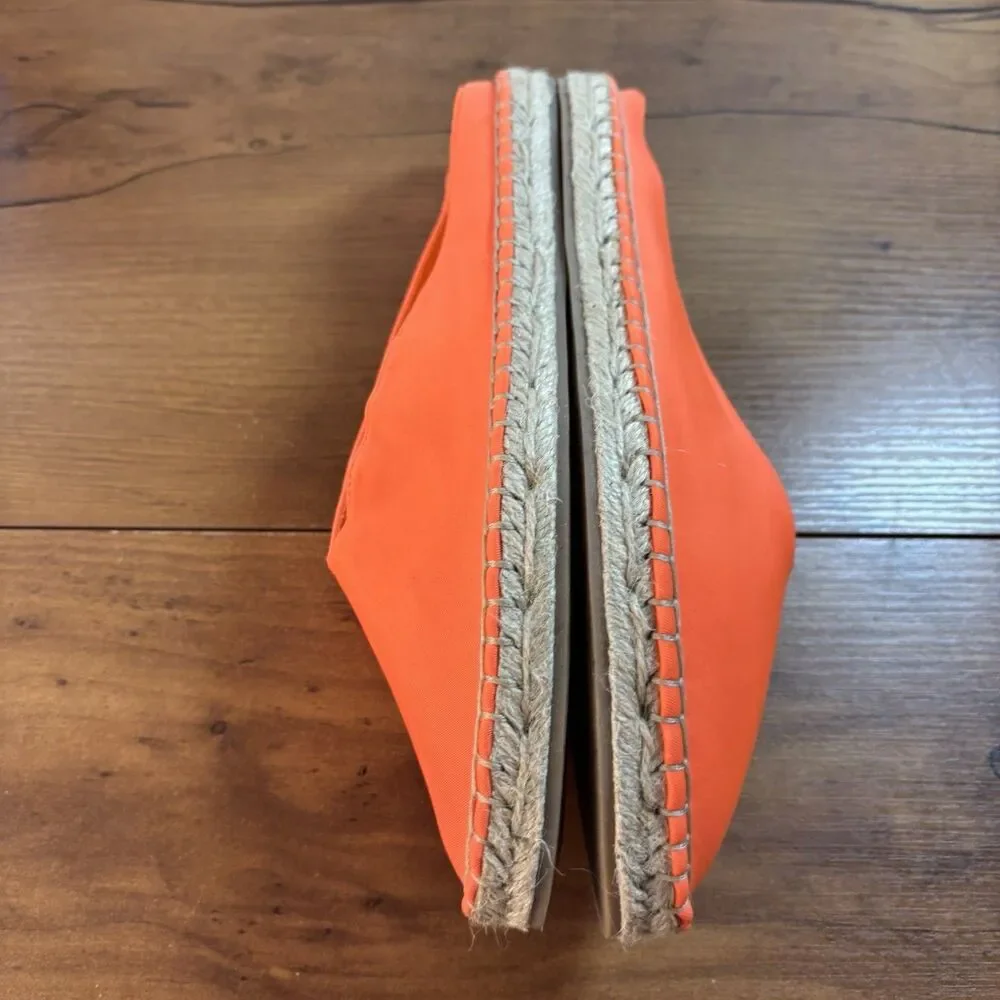 Urban Outfitters Neoprene Neon Orange Espadrille Slip-On Size 6 M